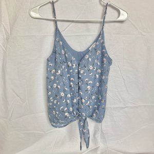 XS Light Blue Floral Top Sienna Sky